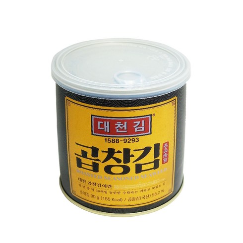 대천김 곱창김 캔 30g, 1개, 1개