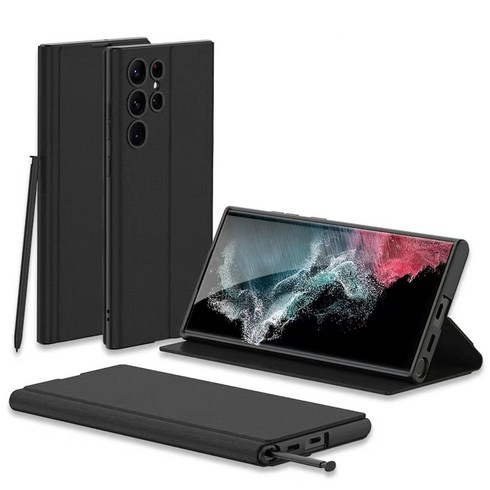 PYHO 적용S22Ultra케이스 플랫 가죽 다이어리케이스 XSJK015