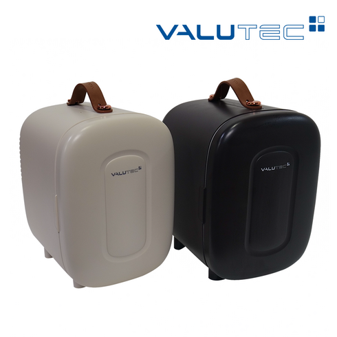 2023년 가성비 최고 벨류텍 차량용 냉장고 - 벨류텍 화장품 냉장고 차량용 겸용 냉온장고 4L 이동식 손잡이 미니 휴대용 캠핑, 그레이