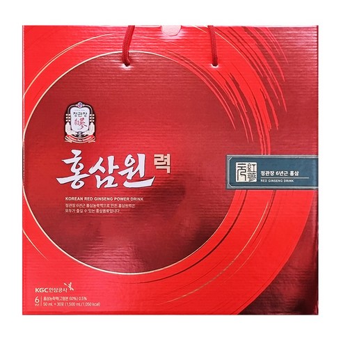 정관장 홍삼원력 50ml 30포 캐리어타입 명절선물 정관장선물 답례품 선물세트 6년근, 1박스