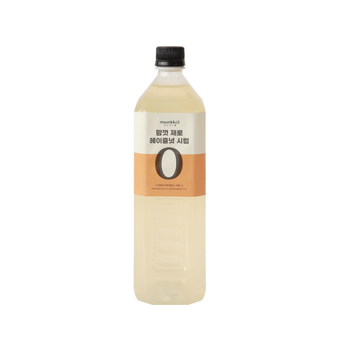 제로헤이즐넛시럽 - 맘껏 제로슈가시럽 스테비아 헤이즐넛 1L, 1개, 1000ml