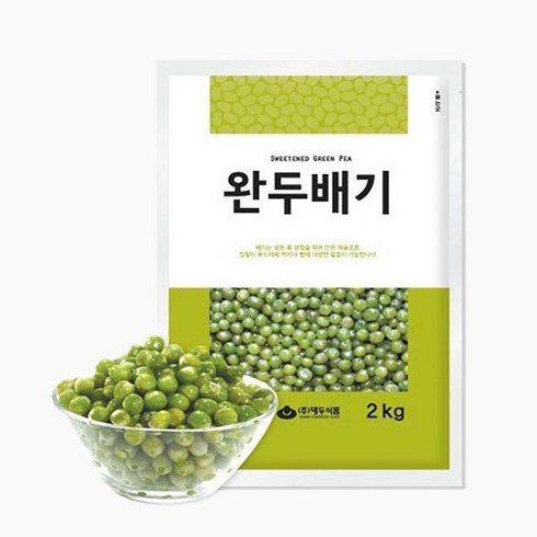 삼색콩배기 - 완두배기 2kg 대두식품, 6개