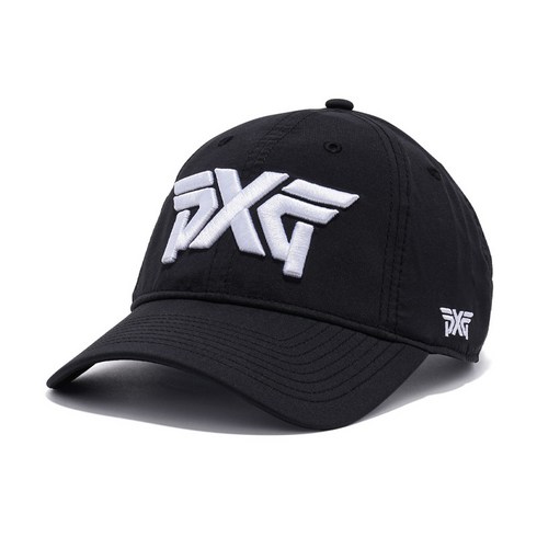 PXG 남성 경량 언스트럭쳐드 로우 크라운 골프 캡모자 블랙