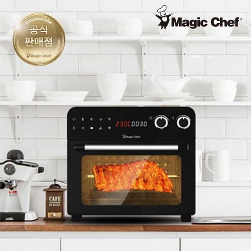 매직쉐프 에어프라이어 오븐 자가설치 블랙, MOV-23L