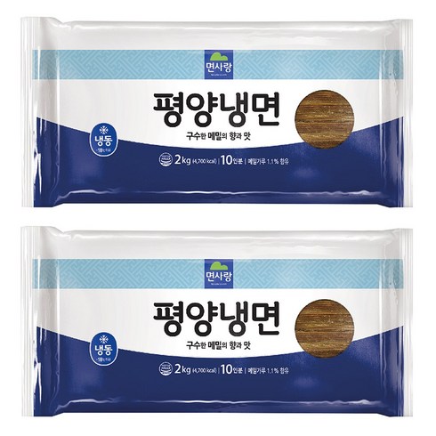 면사랑 평양냉면 2kg x 2개, 12개