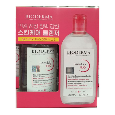 바이오더마 센시비오 H2O 클렌징 워터, 1000ml, 1개