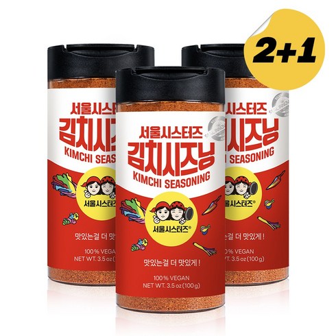 서울시스터즈 김치시즈닝, 100g, 3개