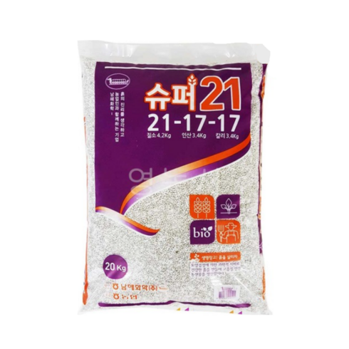 고추 요소비료 - 슈퍼21 복합비료 20kg 21-17-17, 1개