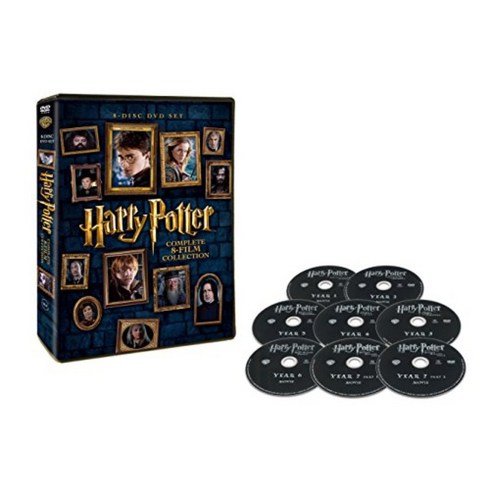 해리포터dvd - Harry Potter 해리포터 8 - Film DVD set (8장 세트 전 시리즈) 영어 일본어 자막 English Japanese