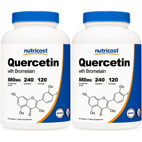 뉴트리코스트 케르세틴 800mg 캡슐, 2개, 240정