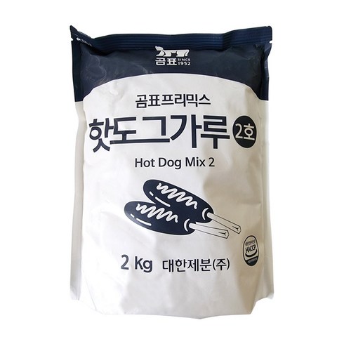 핫도그가루 - 핫도그가루2호 2kg/곰표, 2kg, 1개