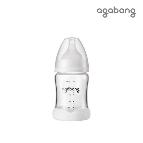 아가방 중계점 리뉴얼 유리젖병 150ml (노꼭지) 위생적이고 안전한 유리 젖병 추천 상품, 1개