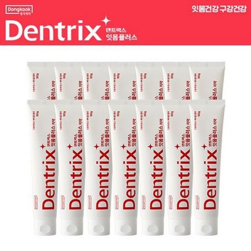 덴트릭스잇몸플러스 동국제약 덴트릭스 잇몸플러스 치약 160gX14개, 단일옵션
