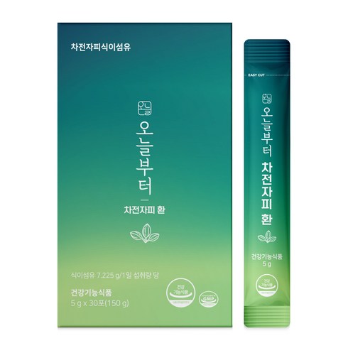 늘씬자피 - 오늘부터 차전자피 환 쾌변 식이섬유 (30포), 150g, 1개