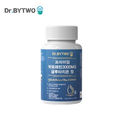 닥터이투 - (1+1) (2+1) (2+2) 닥터바이투 프리미엄 락토페린3000MG 글루타치온 [600mg], 4개, 60정