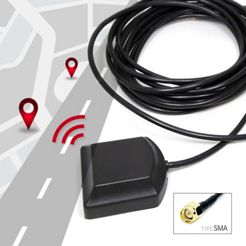 gps742h - 내비게이션 GPS 외장안테나, GPS-SMA