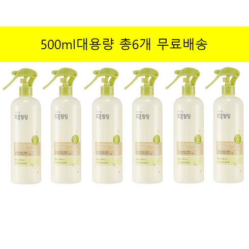 때필링 - 더페이스샵 보들보들 때필링 바디스크럽, 500ml, 6개