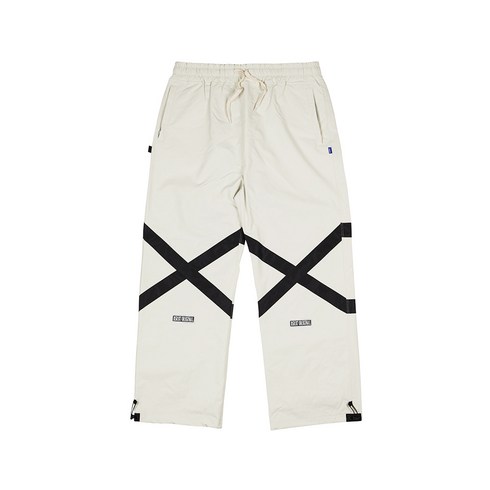 2023년 가성비 최고 비에스래빗팬츠 - 비에스래빗 2223 BSRABBIT NEW POT-X REFLECTIVE TRACK PANTS CREAM 스노우 보드복 팬츠 바지