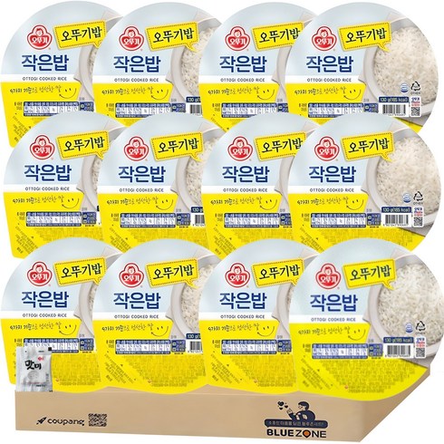 맛있는 오뚜기밥 작은밥 130g x 12개입, 12개