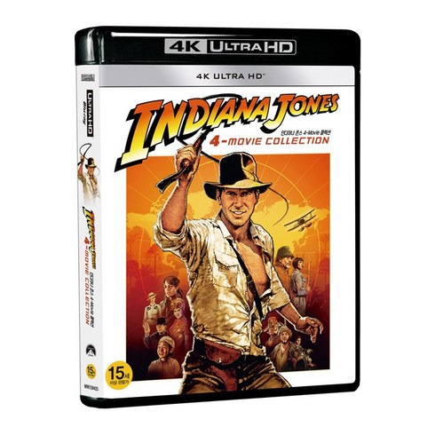 [Blu-Ray] 인디아나 존스 4 무비 콜렉션 4K UHD [INDIANA JONES 4 MOVIE COLLECTION]