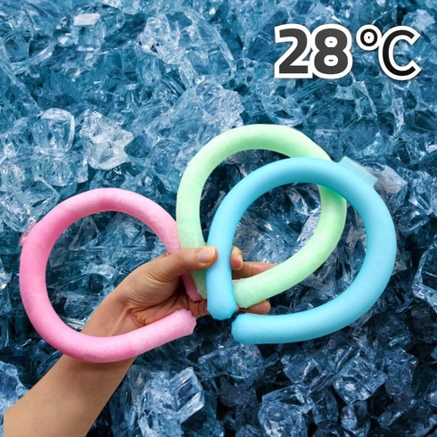 넥쿨러 - 플랜투 아이스 넥쿨러 넥밴드 28도 냉각유지 쿨스카프 넥워머 얼음목도리 목아이스팩