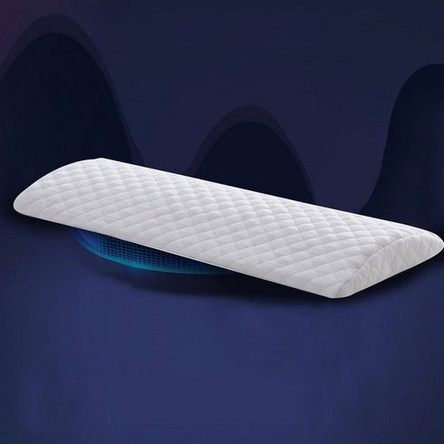 천연 라텍스 요추 쿠션 디스크 숙면 허리 베개, 화이트