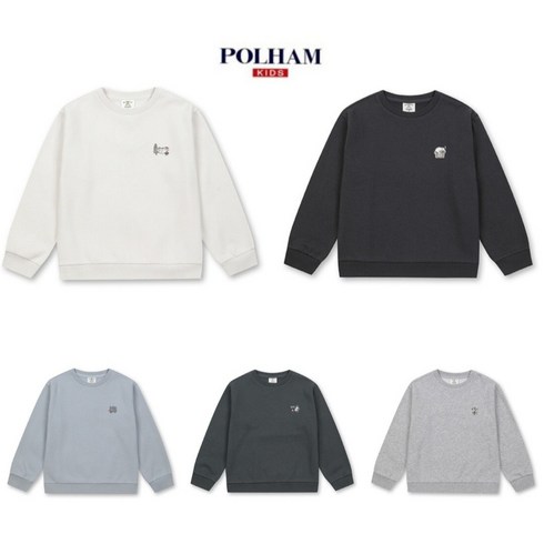 폴햄키즈 라이트 플리스 코숏 맨투맨 PKD4TR3220