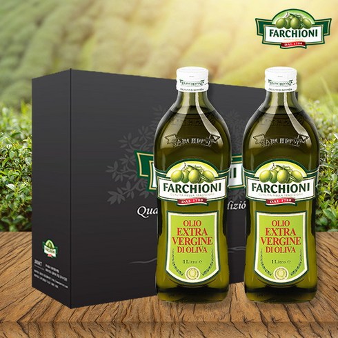 파르키오니 올리브유 1L x 2p 선물세트, 1세트