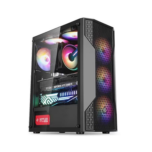 2023년 가성비 최고 gt75fdt - 지티컴 GT1354F36-ZX 고성능 게이밍 본체 (i5-13400F RTX3060 12GB WIN미포함 RAM 16GB SSD 500GB), 기번형