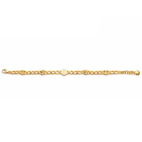 BNBGOLD [비앤비골드] 24K 순금 원형D 꼬임 체인 팔찌 18.75g