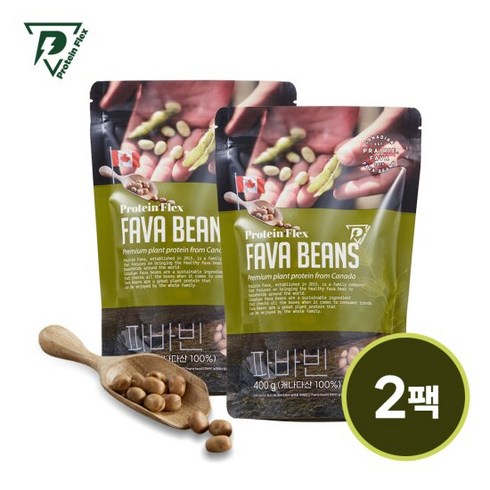 프로틴플렉스 캐나다 파바빈 단백질 원물 400g x 2팩, 1개