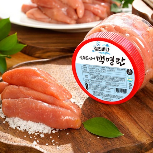 못난이백명란 500gX3통 - 참진바다 실속못난이 백명란 500g x 3통, 3개