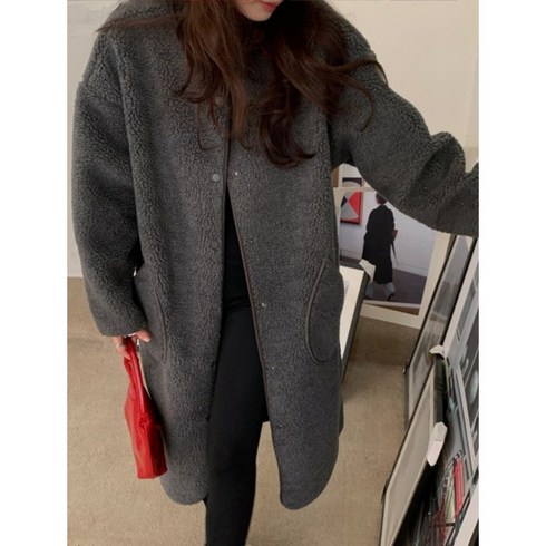 멘트 후리스롱코트