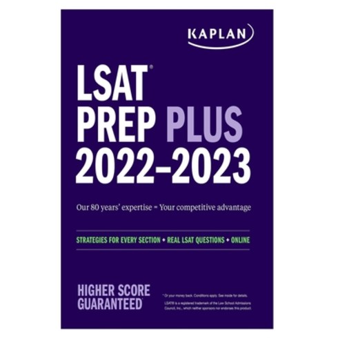 (영문도서) LSAT Prep Plus 2022-2023: Strategies for Every Section + Real LSAT Questions + Online (Kaplan... Paperback, Independently Published, English, 9798520848318
