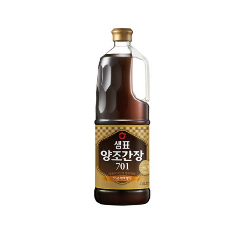 샘표 양조간장 701, 1.7L, 4개