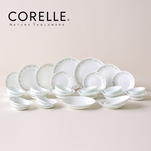 2024년 가성비 최고 코렐 라벤더리스 - [MH공식] CORELLE 코렐 라벤더리스 6인 28P 공기 대접 접시 혼수 홈세트