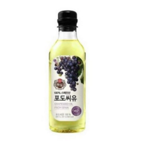 백설 포도씨유, 500ml, 2개