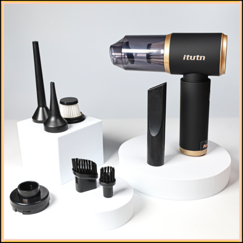 Marlang 차량용 에어건청소기 무선에어건 휴대용 자동차 충전식 미니 핸디 캠핑용 ITUTN, ZX-106