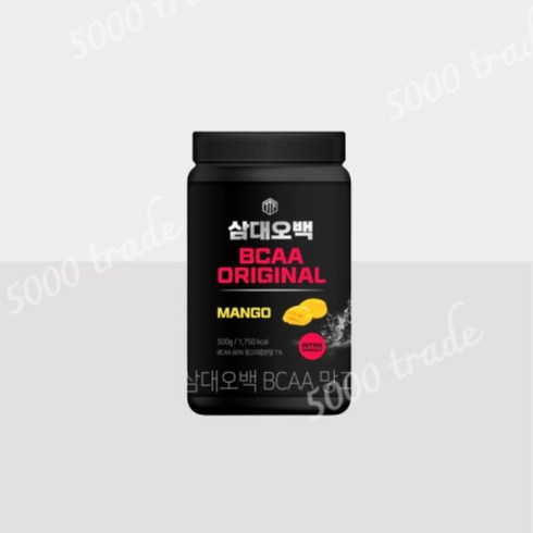 삼대오백 BCAA 오리지널 헬스부스터 운동전부스터 망고 500g 1개