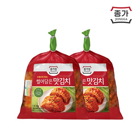 [종가집]썰어담은 맛김치1.6kg x 2개