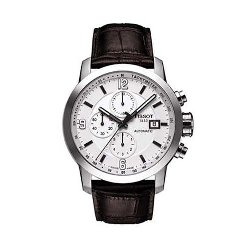 TISSOT 티쏘 남성 가죽 시계 PRC200 T055.427.16.017.00