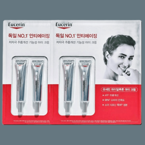 유세린 하이알루론 아이크림 15ml x 2개 2팩, 30ml