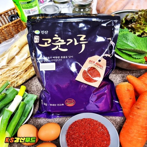 태양초 100% 국산 햇고추 고춧가루 1kg 보통매운맛, 1개