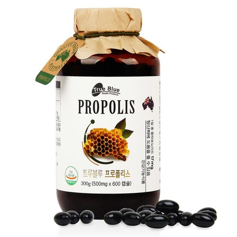 트루블루 프로폴리스 300g (500mg x 600캡슐), 1개, 600정