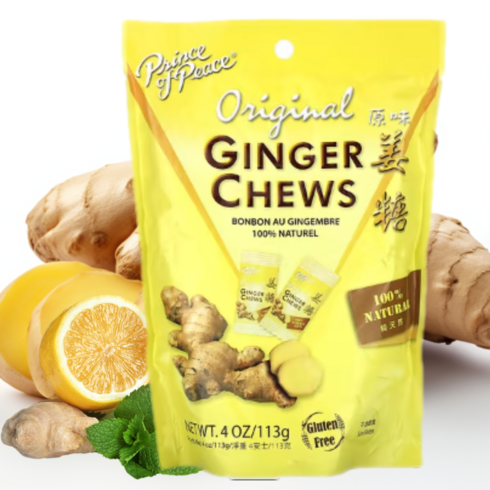 Prince of Peace Ginger Chews Original 4 oz (113 g), 1개, 113g