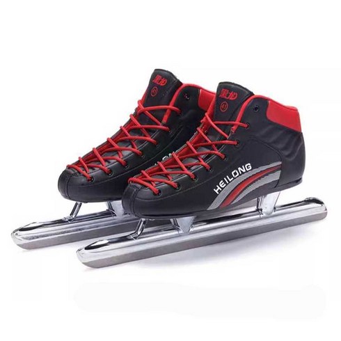 스피드 스케이트화 성인 어린이 빙상 아이스 연습 훈련, 레드줄  43, 1개