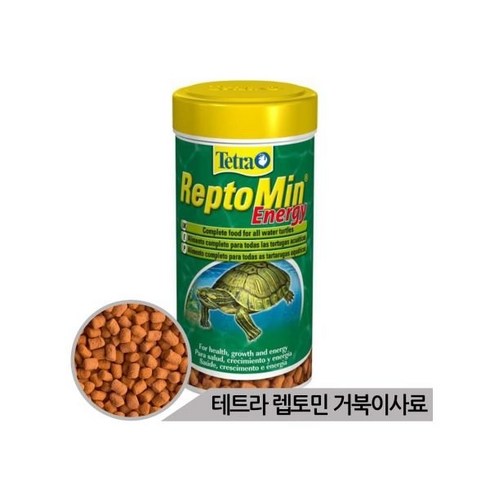 테트라 렙토민 에너지 거북이사료 거북이먹이 250ml