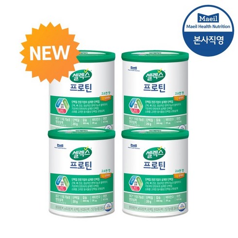 셀렉스 프로틴 고소한맛 4캔 304g, 단품