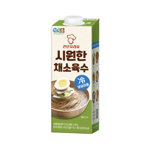 정식품채소육수 - 정식품 시원한 채소육수, 950ml, 2개