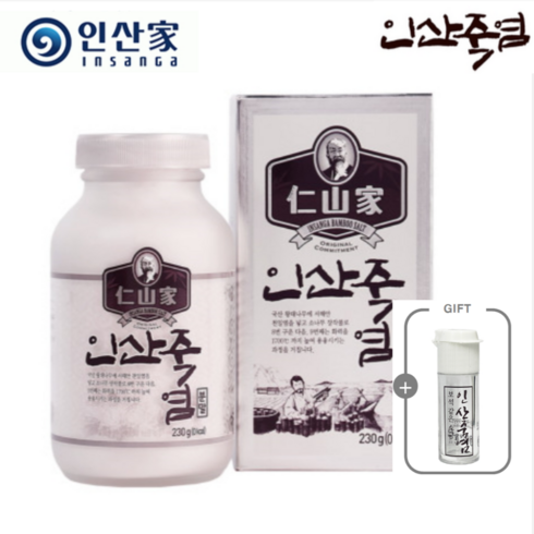 (주)인산가 정품 9회 인산죽염 분말(230g) 또는 고체(240g)+16g(8g 2개 증정) 9회 죽염담은 휴대용기(2개), 1개, 9회 죽염 분말(230g)